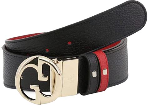 gucci belt red and black|gucci black belt for women.